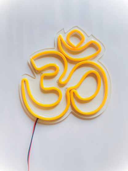 ॐ Neon Light | Yellow