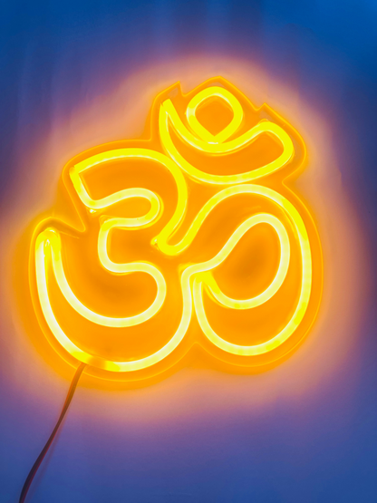 ॐ Neon Light | Yellow